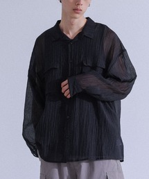 MDR（エムディアール）の「『オーバーサイズ長袖シアーシャツ』（シャツ/ブラウス）」