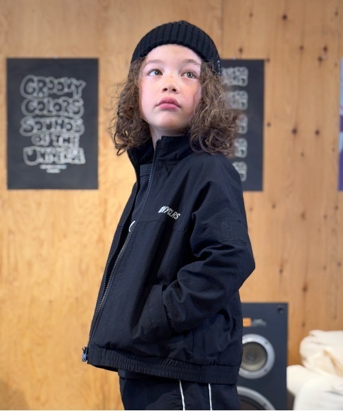 GROOVY COLORS(グルービーカラーズ)の「Nylon Tusser Zip Jacket(その他アウター・キッズ・ブラック・115/125)」の1枚目の写真