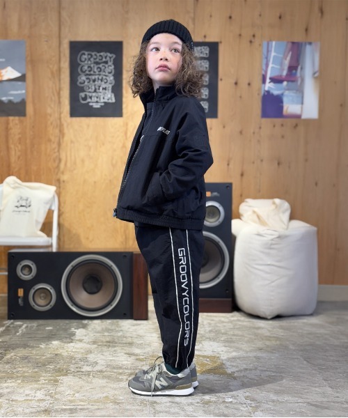 GROOVY COLORS(グルービーカラーズ)の「Nylon Tusser Zip Jacket(その他アウター・キッズ・ブラック・115/125)」の4枚目の写真
