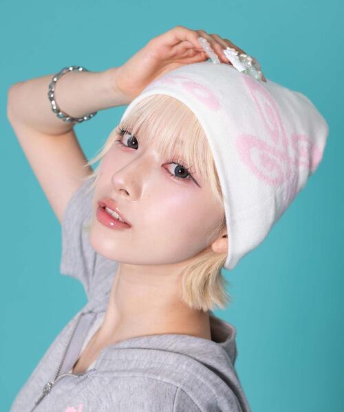 Piko(ピコ)の「∴WEGO/PIKO別注シングルニットワッチ(ニットキャップ/ビーニー・レディース・ブラック/オフホワイト/ブラウン・FREE)」の2枚目の写真