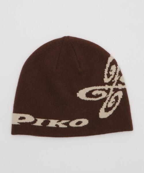 Piko(ピコ)の「∴WEGO/PIKO別注シングルニットワッチ(ニットキャップ/ビーニー・レディース・ブラック/オフホワイト/ブラウン・FREE)」の8枚目の写真