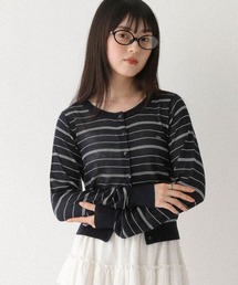 Heather ヘザー カーディガン トップス アウター サックス 水色 Heather ヘザー カーディガン トップス アウター サックス 水色
