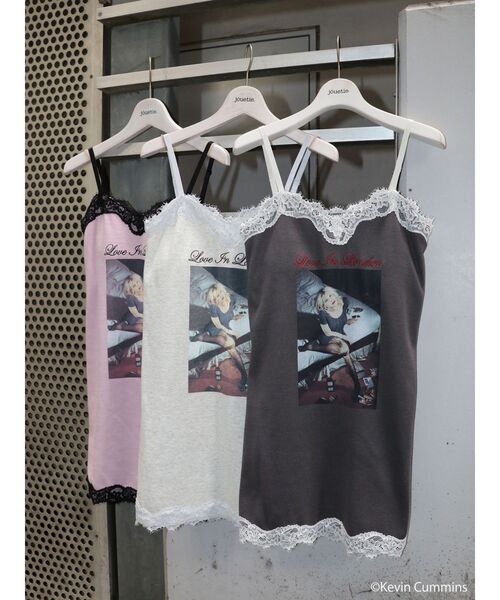 jouetie（ジュエティ）の「【KevinCummins×jouetie】レースキャミワンピース（ワンピース・レディース・ピンク/アイボリー/ブラック・MEDIUM）」の4枚目の写真