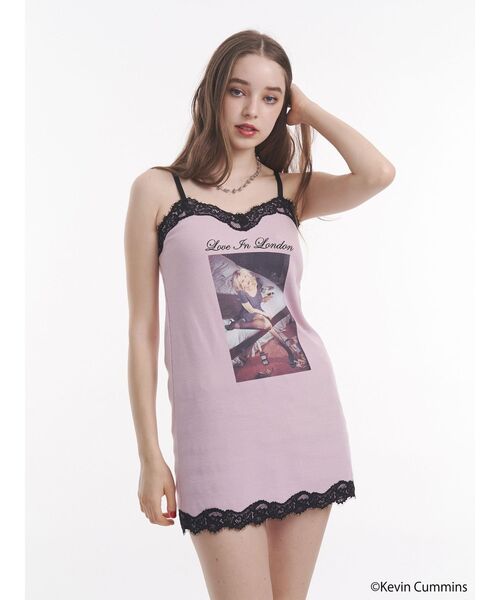 jouetie（ジュエティ）の「【KevinCummins×jouetie】レースキャミワンピース（ワンピース・レディース・ピンク/アイボリー/ブラック・MEDIUM）」の18枚目の写真