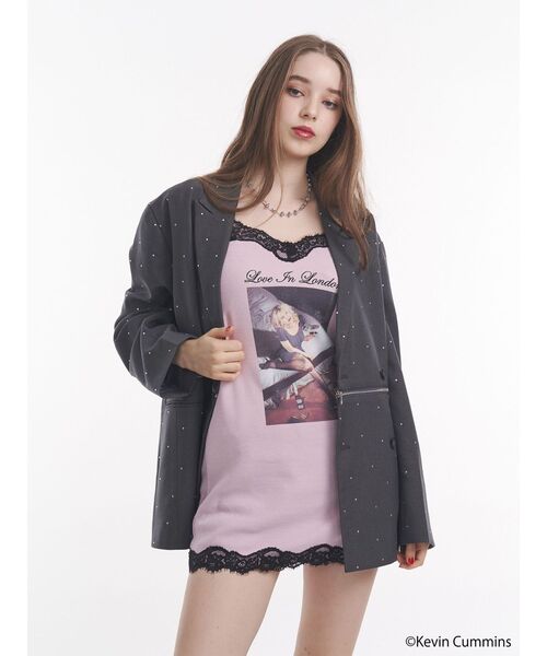 jouetie キャミワンピ jouetie ワンピース レースドッキングキャミワンピース