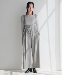 ローリーズファーム　yuw スタンドオールインワン　美品　フリーサイズ ブランド古着】LOWRYS FARM｜ローリーズファームの