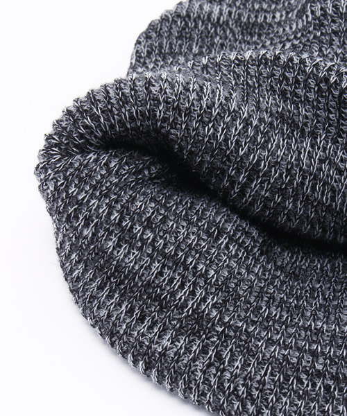 VENCEEXCHANGE（ヴァンスエクスチェンジ）の「ピス付ニットワッチ              （ニットキャップ/ビーニー・レディース・ネイビー/コーラル/ブラック/グレー/ロイヤルブルー/ピンク・FREE）」の10枚目の写真