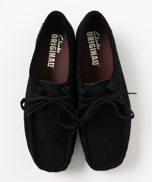 【Clarks】GOORE-TEX ブラック モカシン Clarks / Wallabee GORE-TEX(R)（約23.5～24.5cm）（モカシン