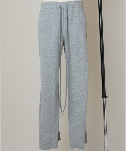 SHINYAKOZUKA(シンヤコヅカ)の「ORDINARY HOME CURTAIN LEGS(スウェットパンツ・メンズ・ヘザーグレー/ブラック・MEDIUM/SMALL)」の1枚目の写真