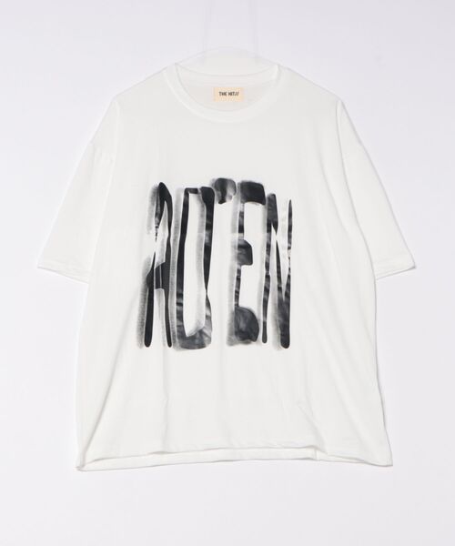 THE HITSS（ヒッツ）の「グラフィティ ロゴプリント オーバーサイズTシャツ（Tシャツ/カットソー・メンズ・ホワイト/ブラウン/ブラック・FREE）」の16枚目の写真
