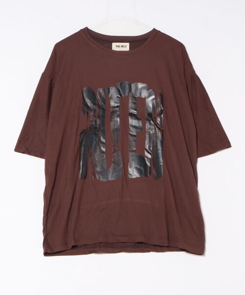 THE HITSS（ヒッツ）の「グラフィティ ロゴプリント オーバーサイズTシャツ（Tシャツ/カットソー・メンズ・ホワイト/ブラウン/ブラック・FREE）」の18枚目の写真