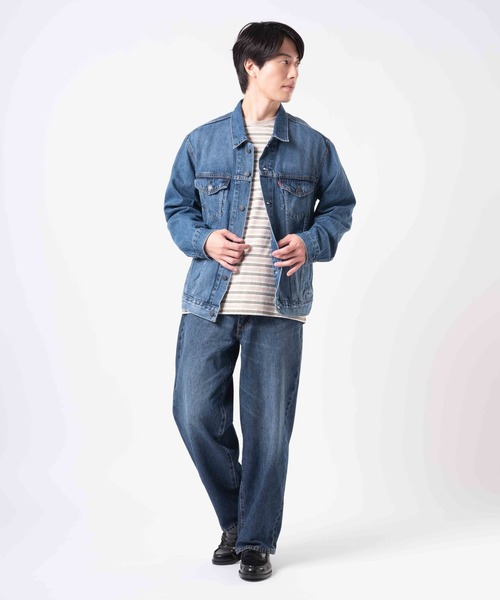 Levi's リラックスフィット デニムジャケット S グレー Levi's デニムジャケット gジャン 「別注」「Levi's(R)」GLR