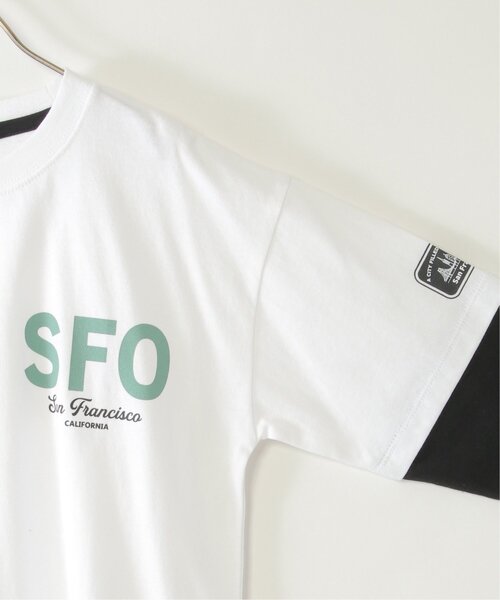 ikka（イッカ）の「7分袖レイヤードロゴTシャツ（120~160cm）（Tシャツ/カットソー・キッズ・ブラック/オフホワイト・130/140/160/120/150）」の14枚目の写真