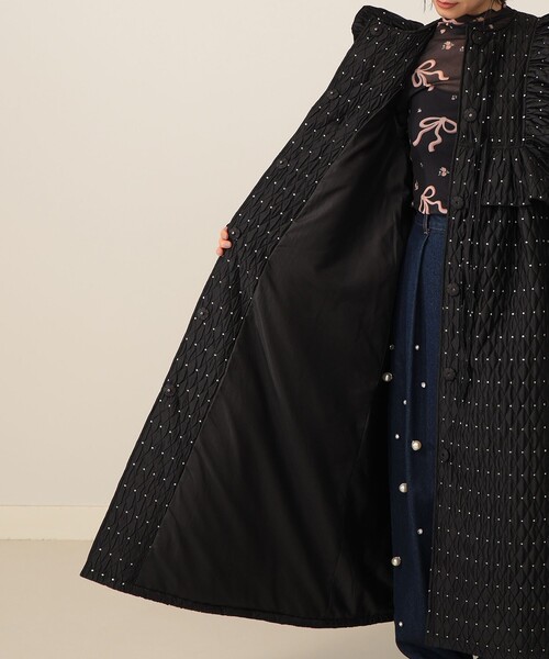 ラメドット フリルコート（その他アウター）｜CAROLINA GLASER