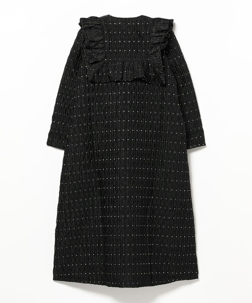 CAROLINA GLASER(カロリナ グレイサー)の「ラメドット フリルコート(その他アウター・レディース・ブラック/シルバー・ONE SIZE)」の21枚目の写真