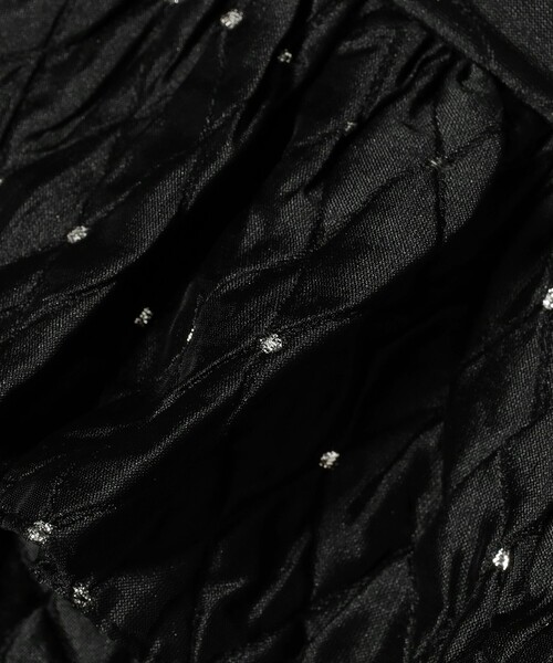 CAROLINA GLASER(カロリナ グレイサー)の「ラメドット フリルコート(その他アウター・レディース・ブラック/シルバー・ONE SIZE)」の14枚目の写真