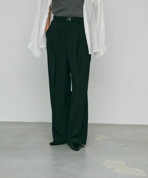 ORGUE オルグ　ワイドパンツ Belted wide pants Ｓサイズ ORGUE』Belted wide pants Sサイズ