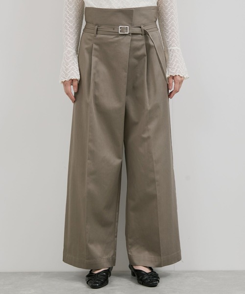 VIS（ビス）の「【洗える】2WAYラップデザインパンツ（その他パンツ・レディース・ブラック/グリーン系その他2・M/S）」の11枚目の写真