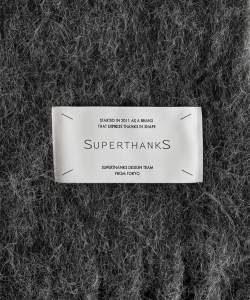 CANAL JEAN(キャナルジーン)の「SUPERTHANKS ワントーンビッグマフラー(マフラー・レディース・グレー/イエロー・ONE SIZE)」の6枚目の写真