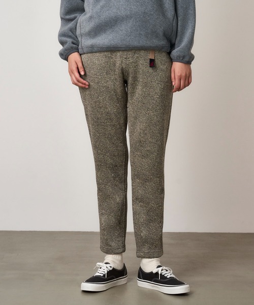 Gramicci（グラミチ）の「BONDING KNIT FLEECE EAZY TAPERED PANT｜ボンティングニットフリースイージーテーパードパンツ（その他パンツ・メンズ・オリーブ/ブラック/ヘザーグレー/ヘザーチャコール/オートミール/チャコール・L/M/S/XS/XXL/XL）」の6枚目の写真