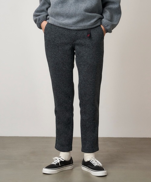Gramicci（グラミチ）の「BONDING KNIT FLEECE EAZY TAPERED PANT｜ボンティングニットフリースイージーテーパードパンツ（その他パンツ・メンズ・オリーブ/ブラック/ヘザーグレー/ヘザーチャコール/オートミール/チャコール・L/M/S/XS/XXL/XL）」の4枚目の写真