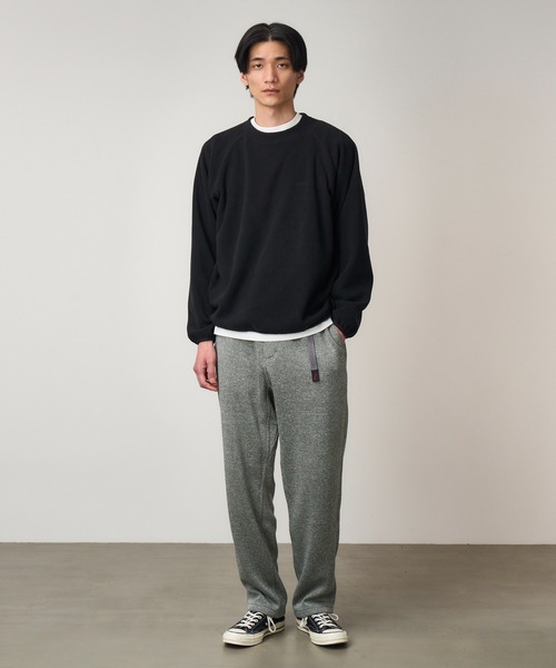 Gramicci（グラミチ）の「BONDING KNIT FLEECE EAZY TAPERED PANT｜ボンティングニットフリースイージーテーパードパンツ（その他パンツ・メンズ・オリーブ/ブラック/ヘザーグレー/ヘザーチャコール/オートミール/チャコール・L/M/S/XS/XXL/XL）」の13枚目の写真