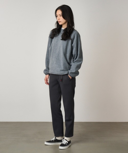 Gramicci（グラミチ）の「BONDING KNIT FLEECE EAZY TAPERED PANT｜ボンティングニットフリースイージーテーパードパンツ（その他パンツ・メンズ・オリーブ/ブラック/ヘザーグレー/ヘザーチャコール/オートミール/チャコール・L/M/S/XS/XXL/XL）」の8枚目の写真