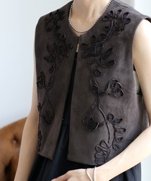 cepo（セポ）の「フェイクスウェード刺繍ベスト（ベスト）」