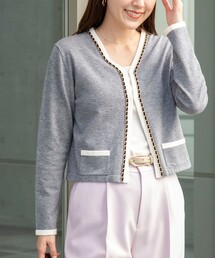 NOLLEY’S | チェーンブレードVネックカーディガン(カーディガン/ボレロ)