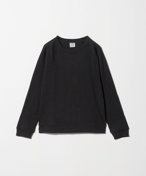 Steven Alan(スティーブンアラン)の「<BASERANGE>RIB SWEAT SHIRT/スウェット(スウェット・レディース・ブラック・S)」の4枚目の写真