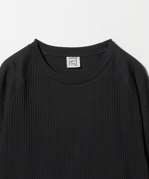 Steven Alan(スティーブンアラン)の「<BASERANGE>RIB SWEAT SHIRT/スウェット(スウェット・レディース・ブラック・S)」の6枚目の写真