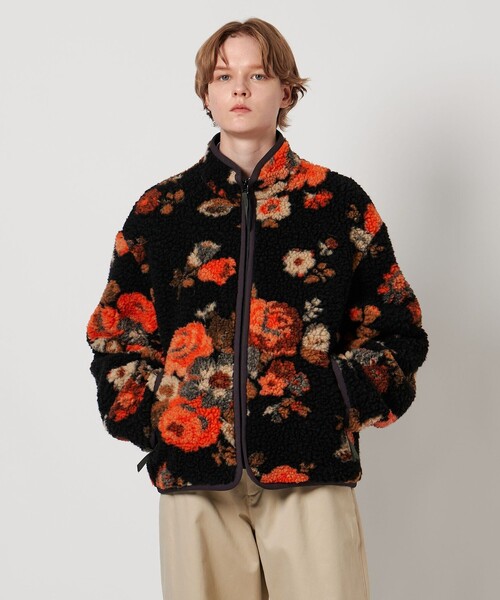 LOEFF＞フラワー フリース ブルゾン UNISEX（その他アウター）｜LOEFF