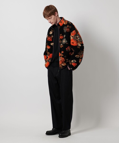 LOEFF（ロエフ）の「＜LOEFF＞フラワー フリース ブルゾン UNISEX