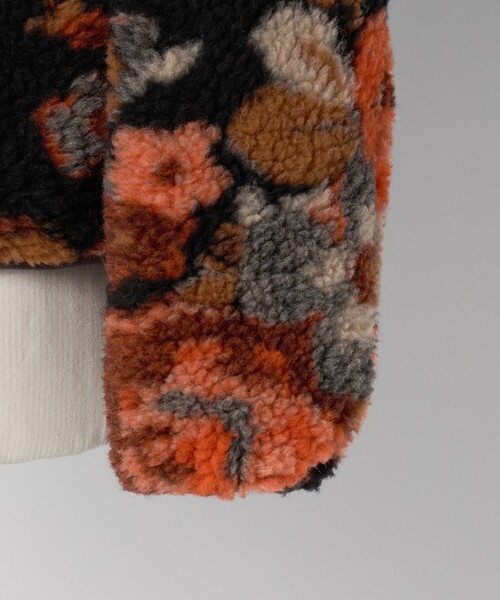 LOEFF（ロエフ）の「＜LOEFF＞フラワー フリース ブルゾン UNISEX