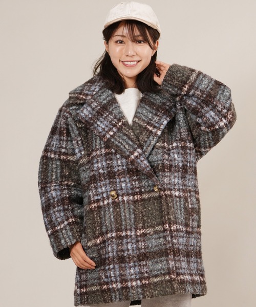 ムラサキスポーツ（ムラサキスポーツ）の「RIKKA FEMME/リッカファム ジャケット RF25FW24（その他アウター・レディース・ブルー/ブラウン・FREE）」の10枚目の写真