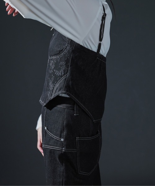 Ellno de Mavie（エルノデメヴィ）の「フロントジップレースデニム