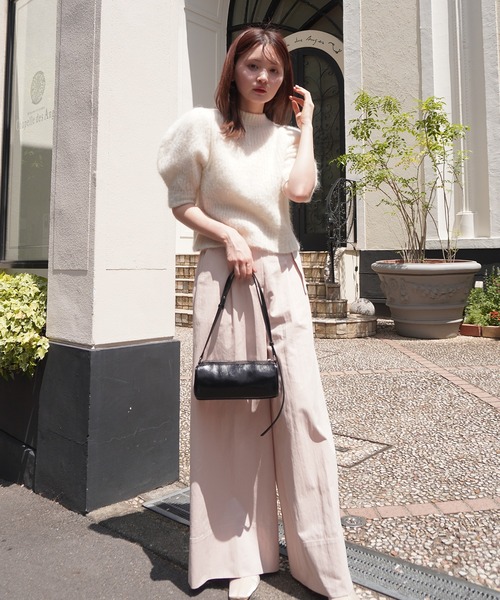 セール】パフスリーブニットカーディガン（ニット/セーター