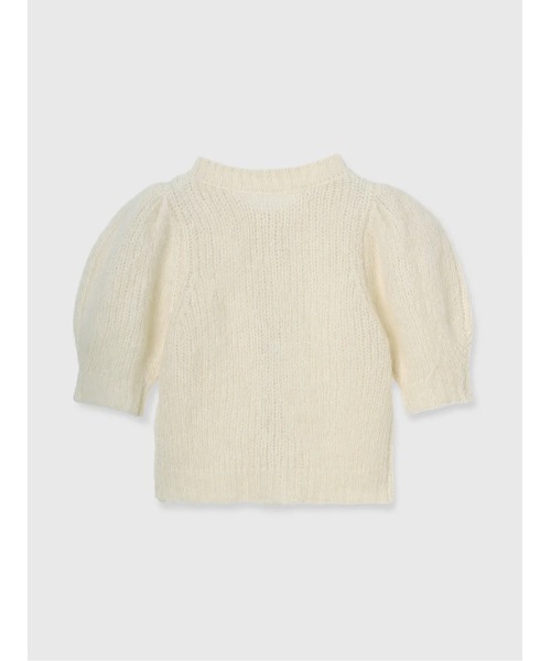 EIMY ISTOIRE(エイミーイストワール)の「パフスリーブニットカーディガン(ニット/セーター・レディース・オフホワイト/グレー・F)」の15枚目の写真