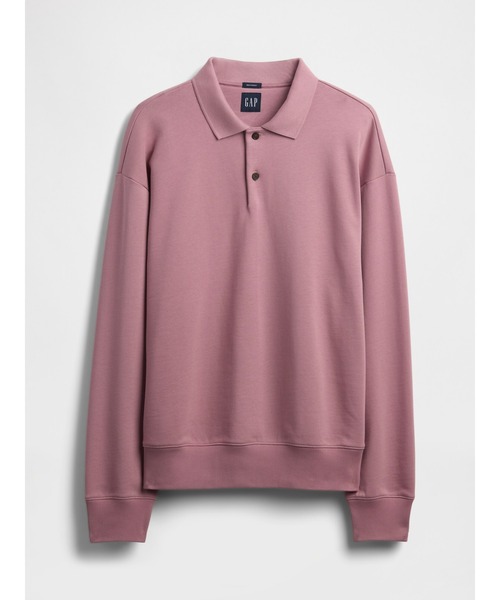 ヘビーウェイト オーバーサイズ ポロスウェットシャツ