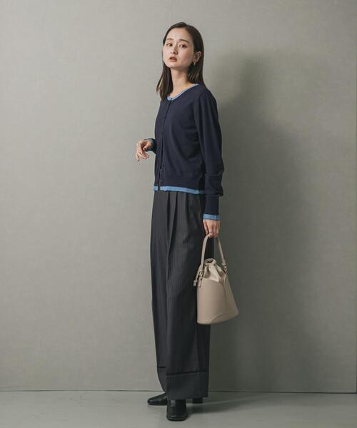 SENSE OF PLACE by URBAN RESEARCH（センスオブプレイスバイアーバンリサーチ）の「パネルキンチャクバッグ（ハンドバッグ・レディース・ライトベージュ/レッド/ブラック・ONE）」の15枚目の写真