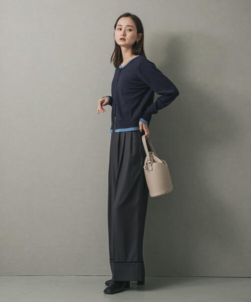 SENSE OF PLACE by URBAN RESEARCH（センスオブプレイスバイアーバンリサーチ）の「パネルキンチャクバッグ（ハンドバッグ・レディース・ライトベージュ/レッド/ブラック・ONE）」の16枚目の写真