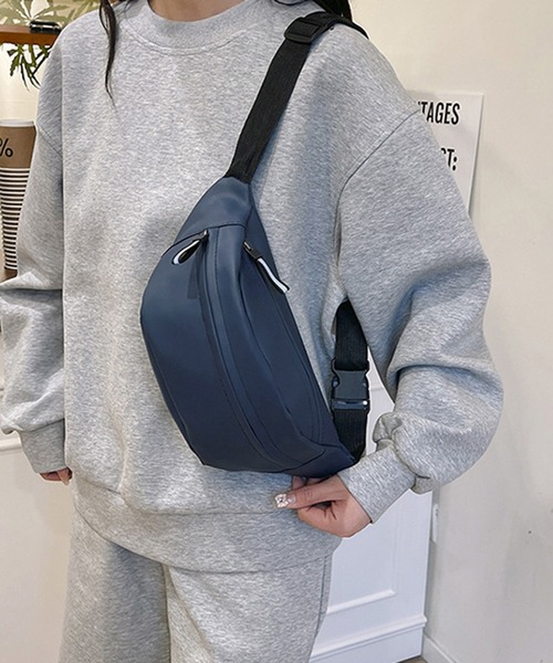 STYLEBLOCK（スタイルブロック）の「ワンショルダーバッグ（ショルダーバッグ・メンズ・グレー/カーキ/ブルー/ブラック・FREE）」の4枚目の写真