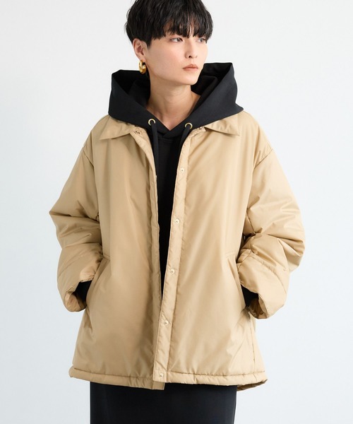 【新品】バンヤードストーム 中綿ZIPブルゾン【撥水】 アウター　ベージュ 新品】バンヤードストーム 中綿ZIPブルゾン【撥水】 アウター ベージュ