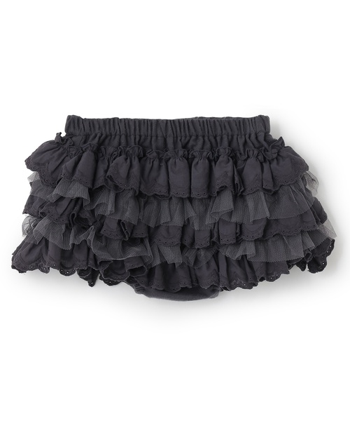 petit main（プティマイン）の「レースフリルパンツ（その他ベビーウェア・キッズ・ライトピンク/アイボリー/チャコール・80ｃｍ/70cm）」の3枚目の写真