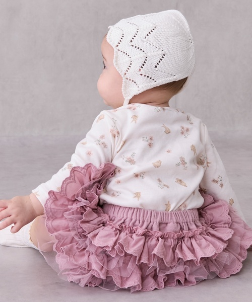 petit main（プティマイン）の「レースフリルパンツ（その他ベビーウェア・キッズ・ライトピンク/アイボリー/チャコール・80ｃｍ/70cm）」の13枚目の写真