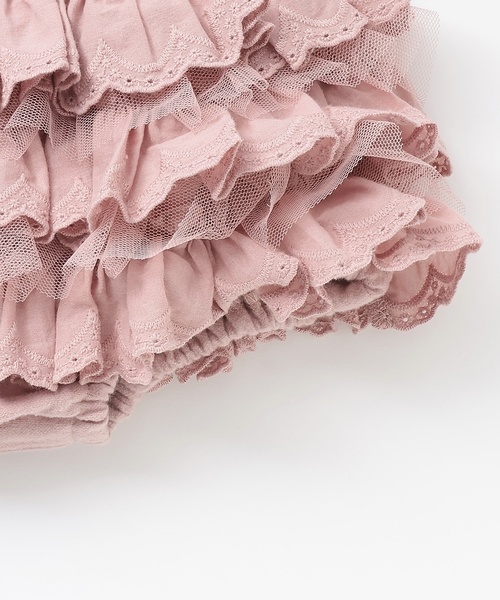 petit main（プティマイン）の「レースフリルパンツ（その他ベビーウェア・キッズ・ライトピンク/アイボリー/チャコール・80ｃｍ/70cm）」の7枚目の写真