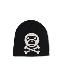 A BATHING APE(AxCVOGCv)MILO CROSSBONE KNIT CAP(jbgLbv/r[j[)