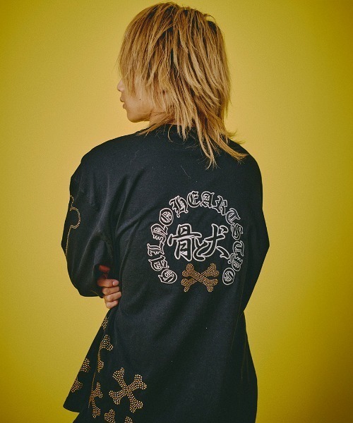 A'GEM/9 × .kom 『GALFY/ガルフィー』 ピカピカ骨骨 ロンTee（Tシャツ