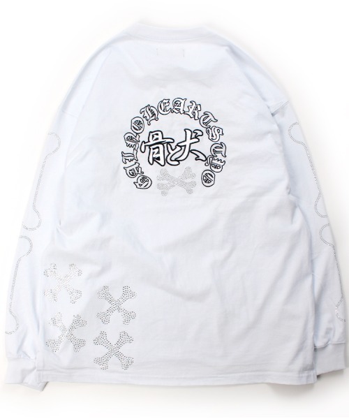 GALFY(ガルフィー)の「A'GEM/9 × .kom 『GALFY/ガルフィー』 ピカピカ骨骨 ロンTee(Tシャツ/カットソー・メンズ・ブラック/ホワイト・L)」の6枚目の写真