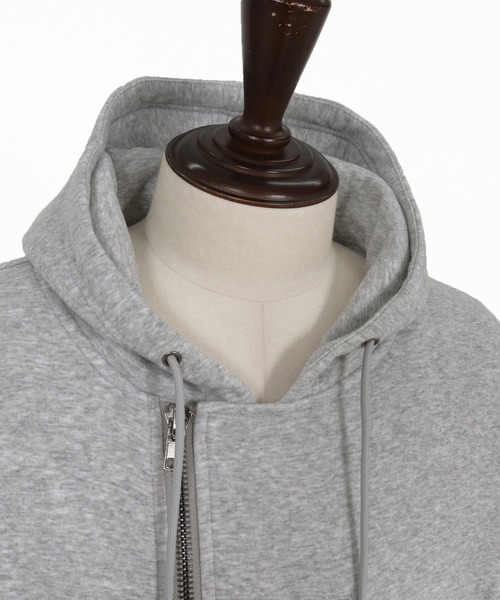 No Rain No Rainbow(ノーレインノーレインボー)の「mpa3923-back fleece hoody バックフリースパーカー(NR25W-13)(パーカー・メンズ・ブラック/トップグレー/チャコール・S/M/L/XL)」の22枚目の写真